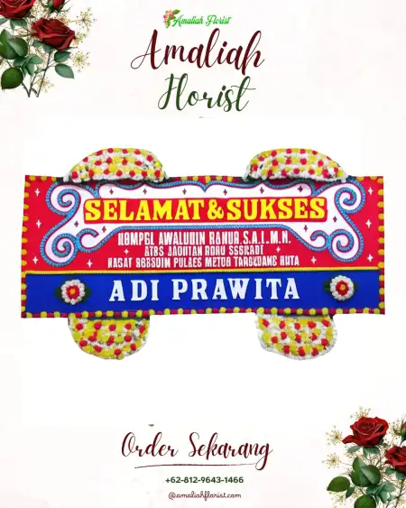 Papan Bunga Ucapan Selamat manyaar gresik