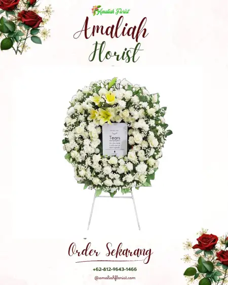 Krans Bunga Duka manyaar gresik