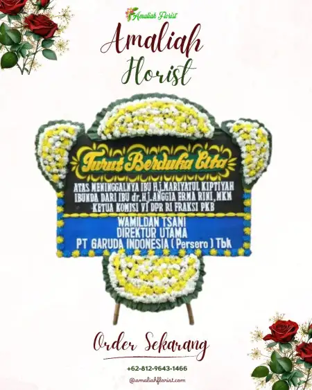Papan Bunga Duka manyaar gresik